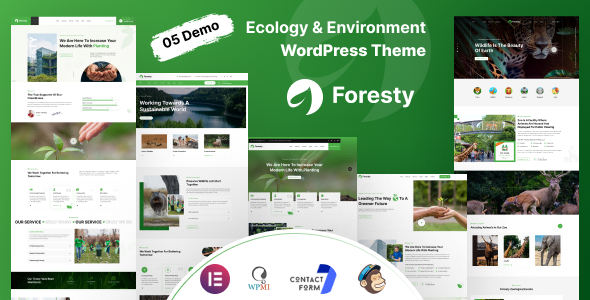 Foresty - Charity and Ecology WordPress Theme