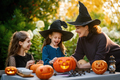 family preparing for Halloween - PhotoDune Item for Sale