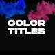 Color Titles | MOGRT - VideoHive Item for Sale