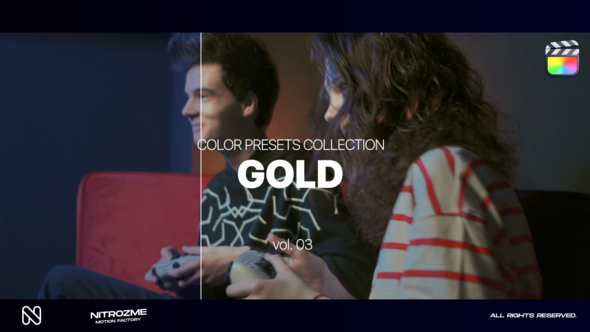 Gold LUT Collection Vol. 03 for Final Cut Pro X alt