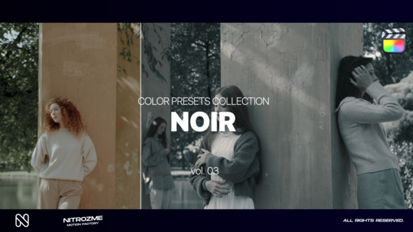 Noir LUT Collection Vol. 03 for Final Cut Pro X alt