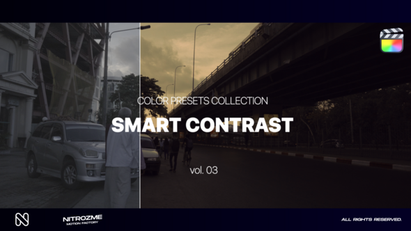 Smart Contrast LUT Collection Vol. 03 for Final Cut Pro X alt