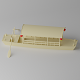 Old Traditional Chinese Wooden Passenger Boat - 3DOcean Item for Sale