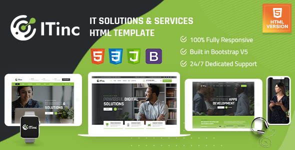 ITinc | Technology & IT Solutions HTML Template