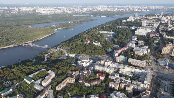 Kyiv - Aerial View of the Capital of Ukraine. Kiev