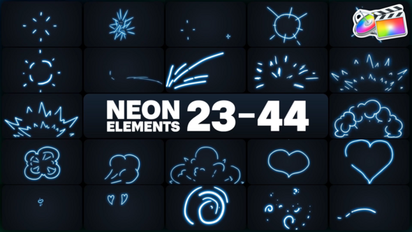 Neon Elements for FCPX alt