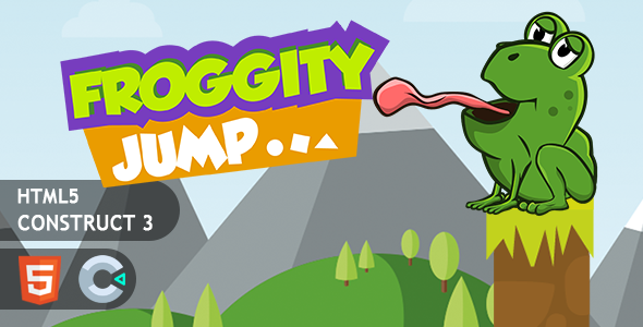 Froggity Jump Construct 3 HTML5 Game