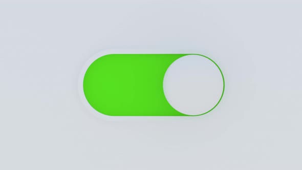 Visualization of Settings Switch Button Turn On in Device GUI