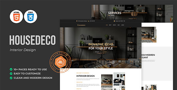 Housedeco - Interior Design HTML Template