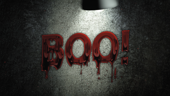 Boo Halloween Title