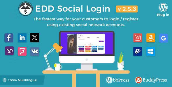 Easy Digital Downloads - Social Login