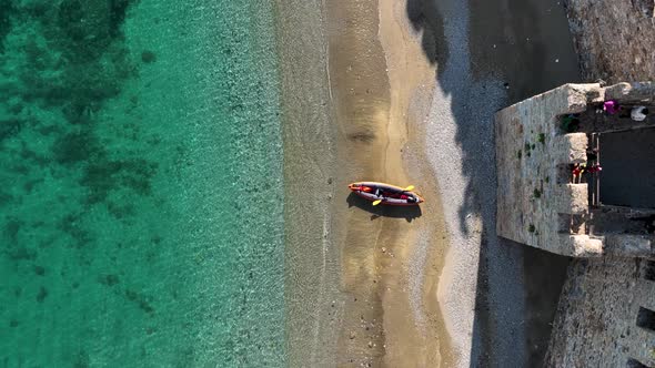 Small Beach Near the Fortress Alanya Turkey