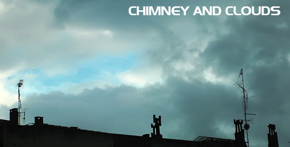 Chimney and Clouds Time Lapse