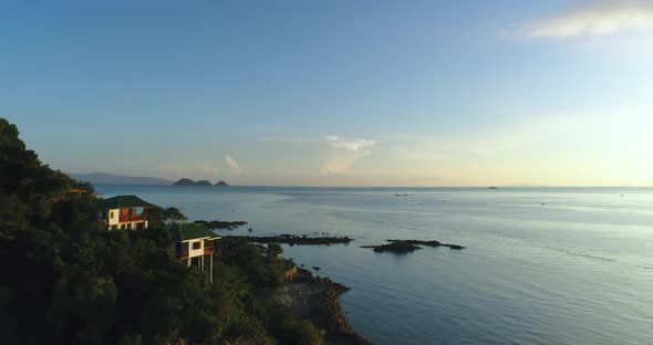 Island Beach Aerial View