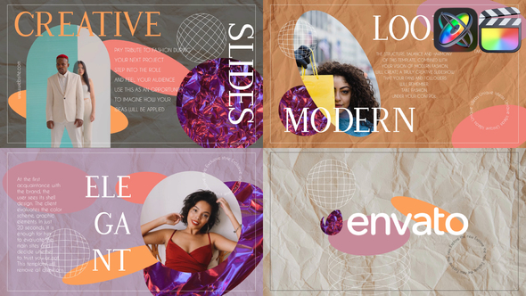 Aesthetic Texture Slides for FCPX alt