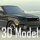 Range Rover 2018 3D Model - 3DOcean Item for Sale