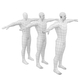 Hero Male in T-Pose Base Mesh - 3DOcean Item for Sale