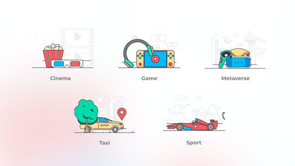 Entertainment - Icons Concepts