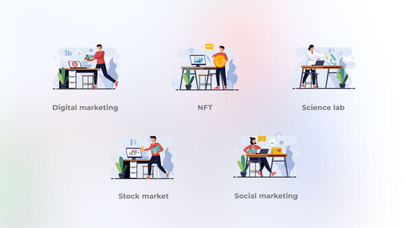 Digital Marketing - Flat Сoncepts