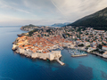 Aerial panoramic view of picturesque Dubrovnik city with old town - PhotoDune Item for Sale