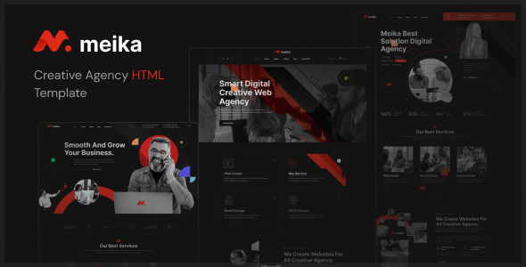 Meika – Creative Agency HTML Template