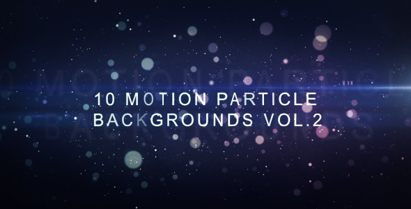 Motion Particle Backgrounds Vol.2