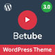 BeTube - Video WordPress Theme - ThemeForest Item for Sale