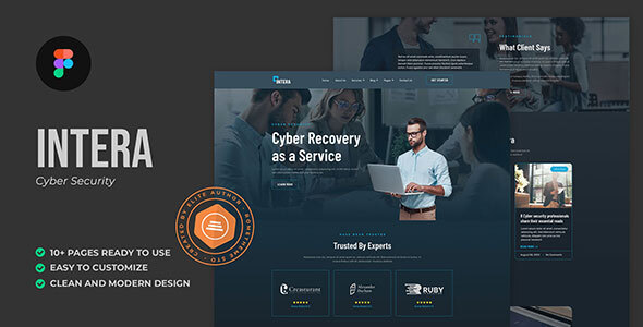 Intera - Cyber Security Figma Template