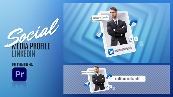 Social Media Profile Linkedin - Premiere Pro