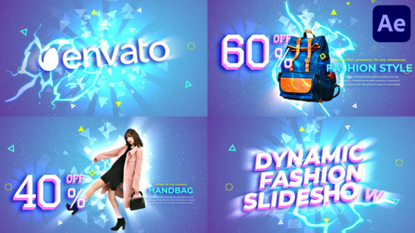 Dynamic Fashion Slideshow for After Effects