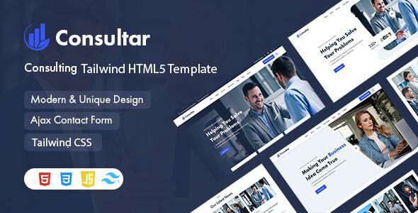 Consultar - Tailwind Business Consulting HTML5 Template