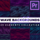 Wave Backgrounds | Premiere Pro - VideoHive Item for Sale