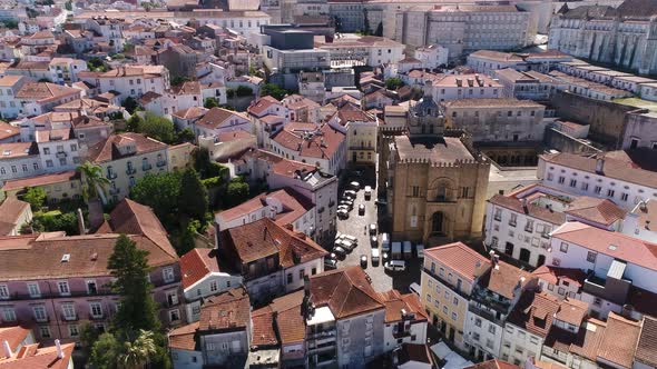 Coimbra Old Cathedral and City Buildings