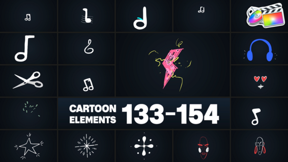 Cartoon Elements for FCPX