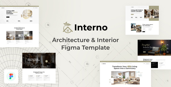 Interno - Architecture & Interior Design Figma Template