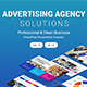 Advertising Agency Solutions PowerPoint Template - GraphicRiver Item for Sale