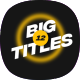 Big Title Animation For FCPX - VideoHive Item for Sale