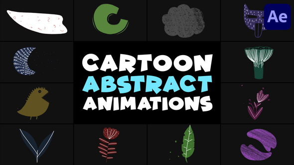 Cartoon Abstract Animations | After Effects