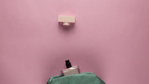 Women S Case With Some Beauty Accessories