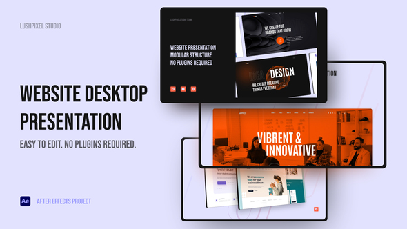 Website Desktop Presentation