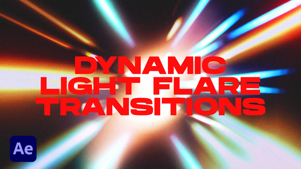 Dynamic Light Flare Transitions | After Effects alt