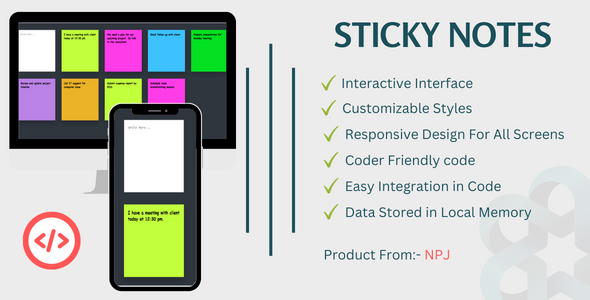 Sticky Notes Web Application