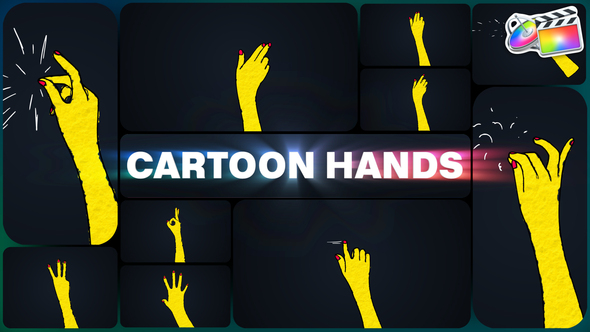 Cartoon Hands for FCPX