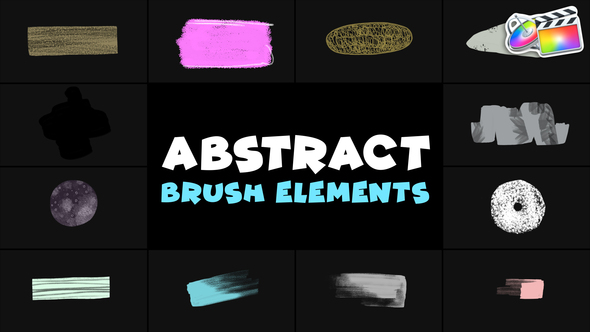 Abstract Brush Elements | FCPX