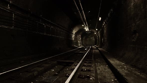 Deep Metro Tunnel Under Construction