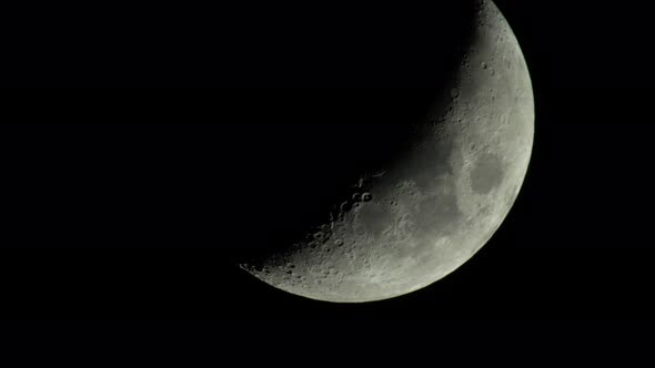 Moon  UHD Close-up. Planet Satellite.