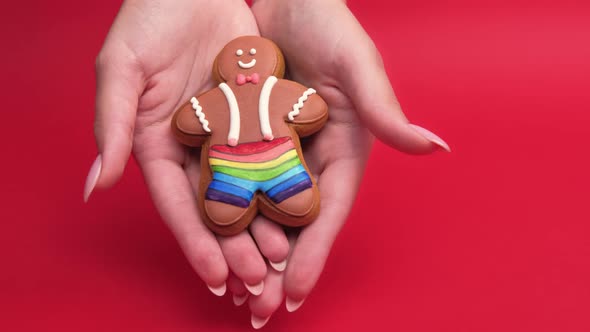 Black Lives Matter Lgbt Pride Gingerbread Man Gay