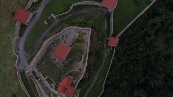 Medieval Fortress Top View