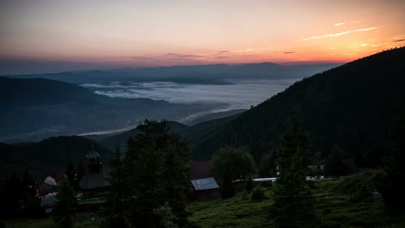 Timelapse of Straja at sunrise