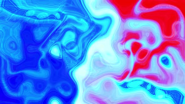 Abstract colorful trendy liquid wavy background.